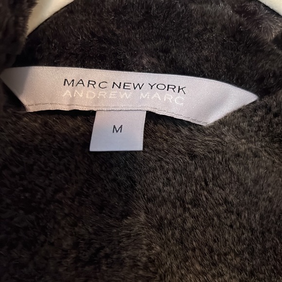 LAST CHANCE! Marc New York Black Jacket Removable Faux Fur Lining Mens - Picture 3 of 7